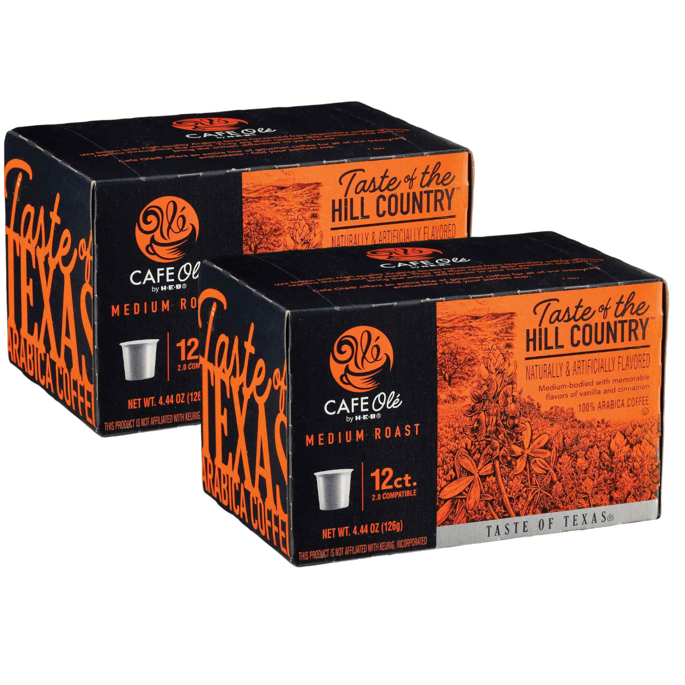 HEB Cafe Ole Taste of the Hill Country single serve pods 12ct 2pk