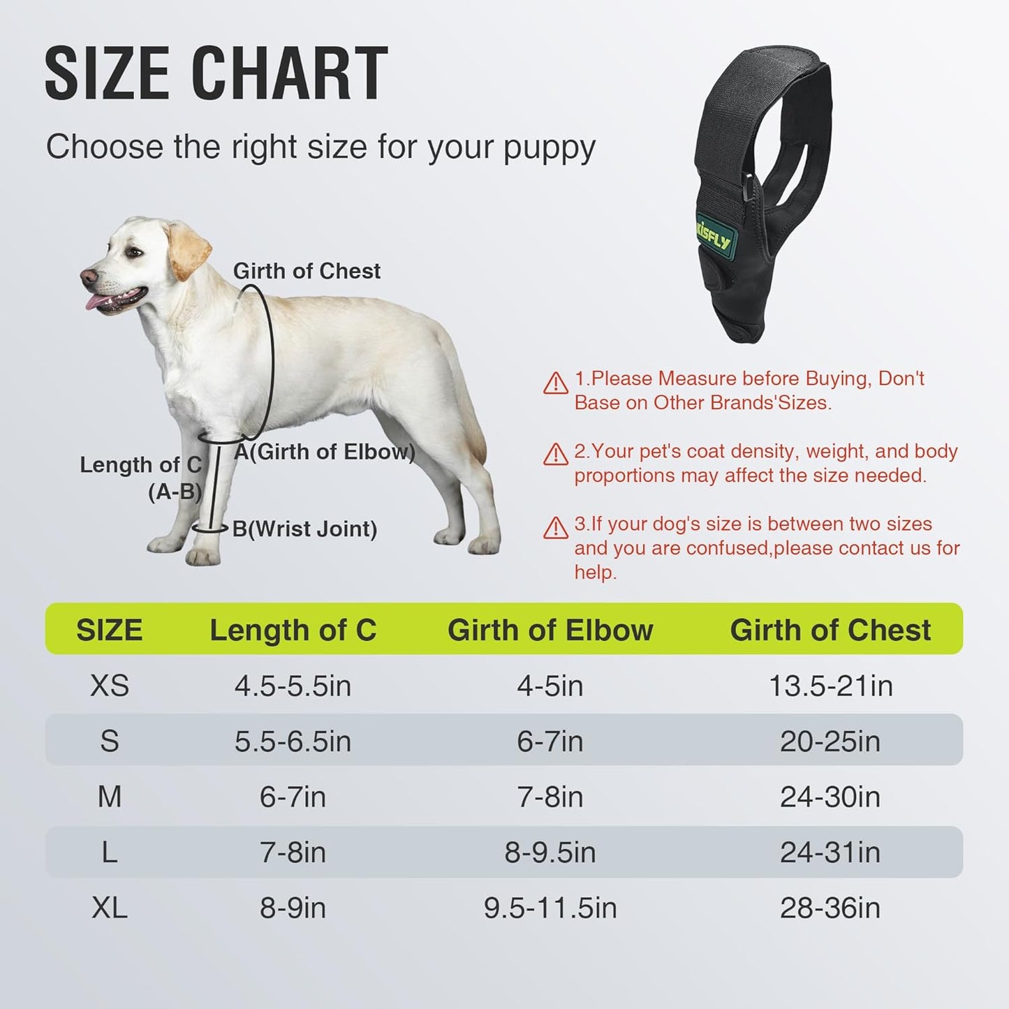 Dog Elbow Pads Size L for Calluses Pressure Sores Shoulder Support Front Leg