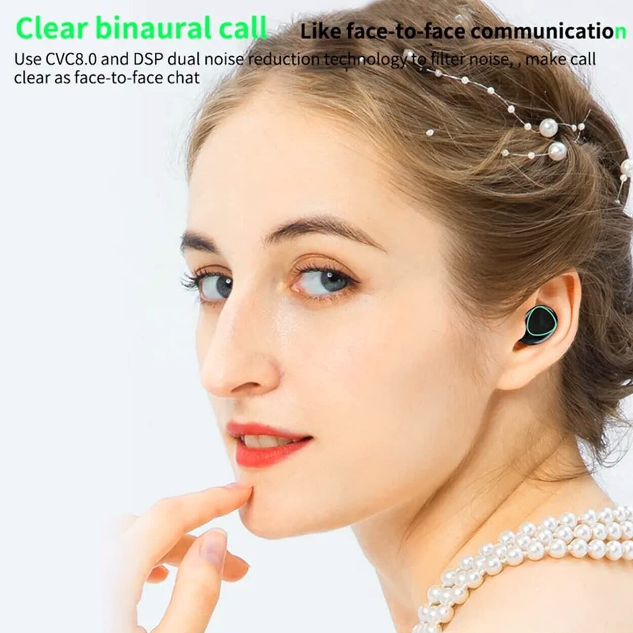 Wireless Earbuds Bluetooth 5.1 TWS Earphones with 2200mAh Charging Box - In-Ear