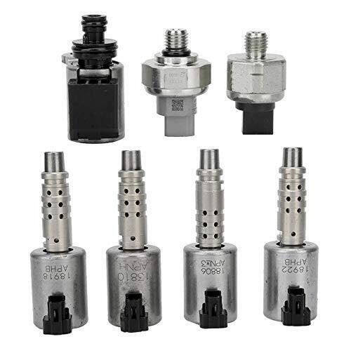 For Nissan RE0F10D JF016E JF017E Transmission Solenoids Pressure Sensor Kit 7Pcs