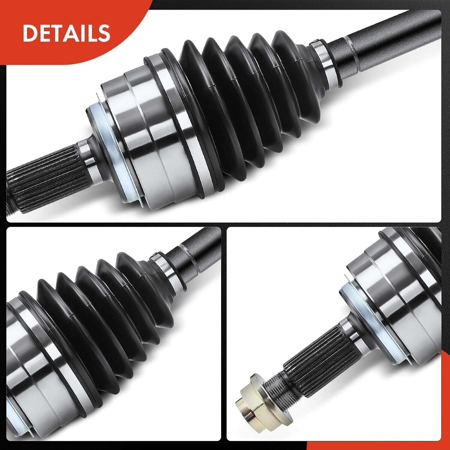 Front Right Passenger Side CV Axle Shaft Assembly for Honda Models