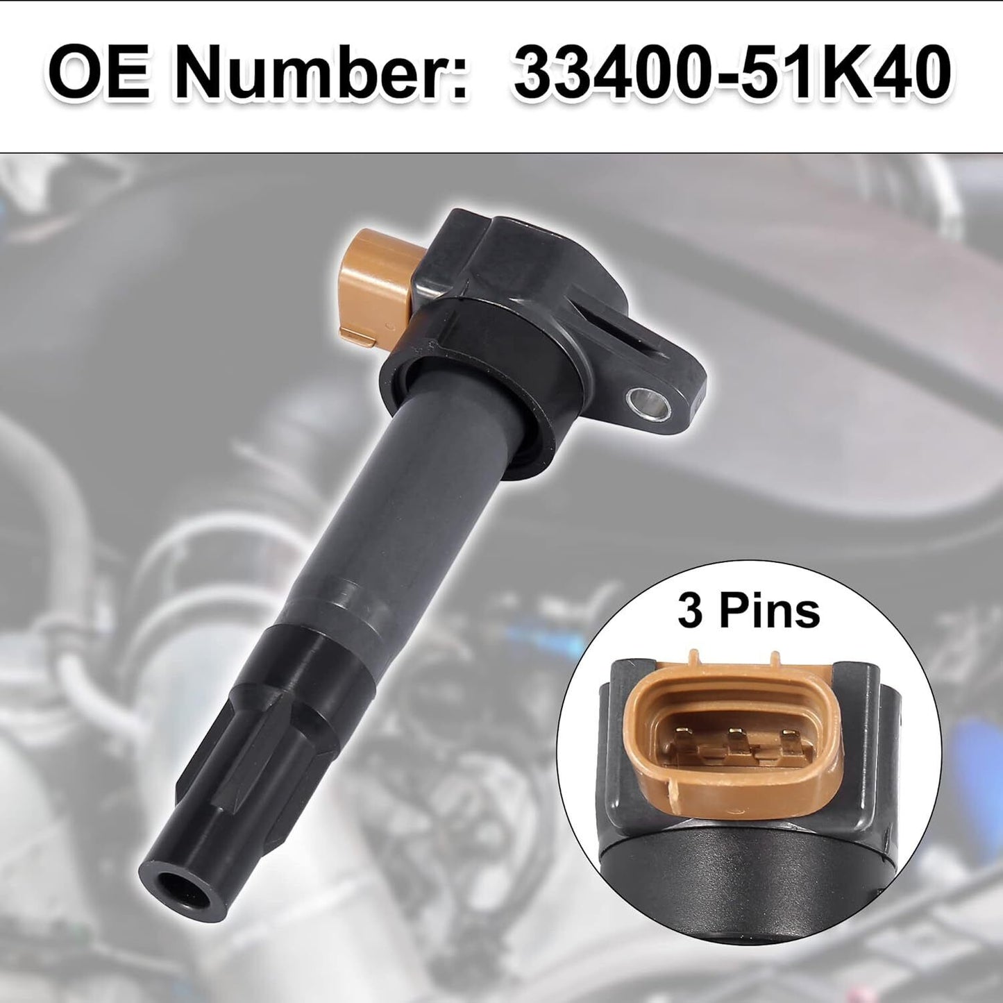 Engine Ignition Coil Replacement For Suzuki SX4 Grand Vitara Kizashi 10-13 4 Pcs