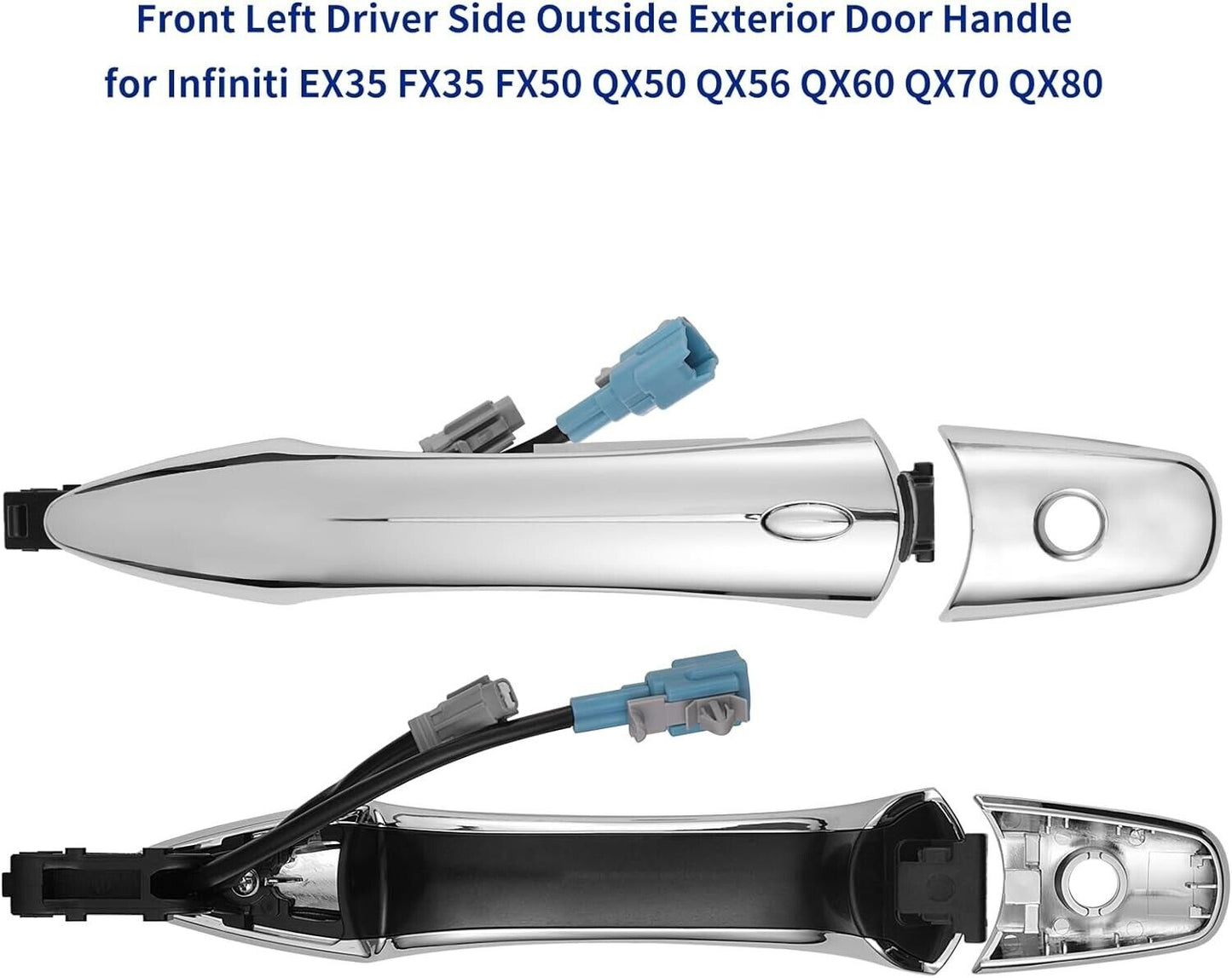 Exterior Door Handles Front Driver Left Side 806401BA0A for 2008-2020 INFINITI