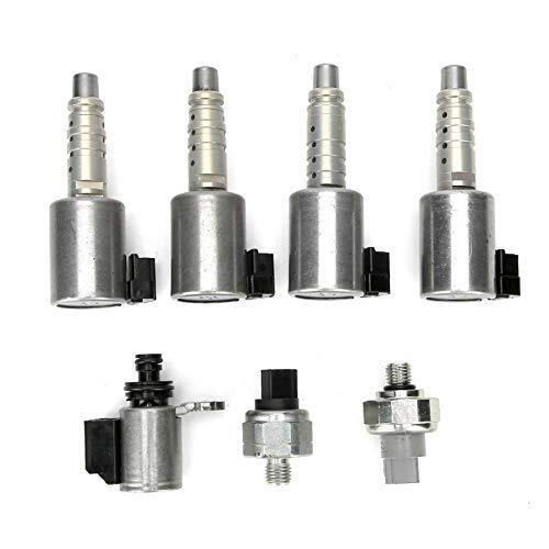 For Nissan RE0F10D JF016E JF017E Transmission Solenoids Pressure Sensor Kit 7Pcs