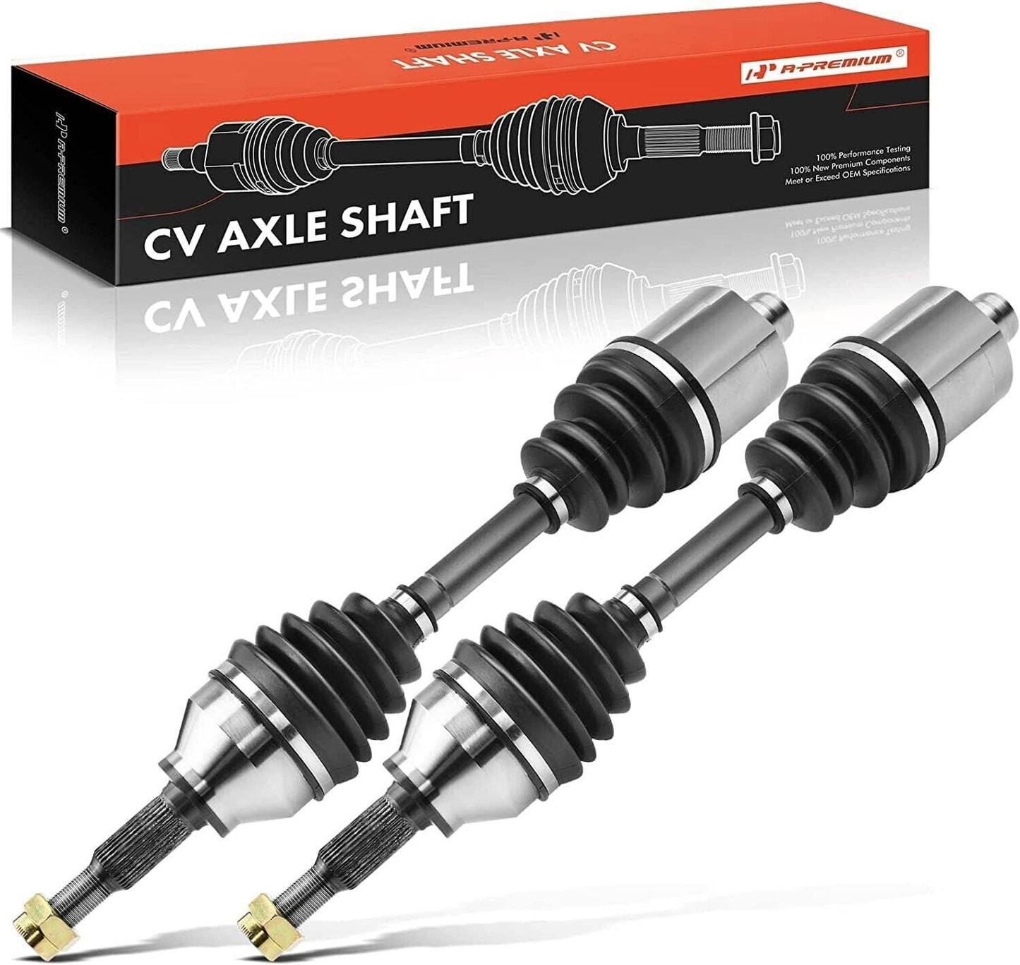 A-Premium Pair Set of 2 Front CV Axle Shafts For Cobalt HHR G5 Ion L4 Automatic