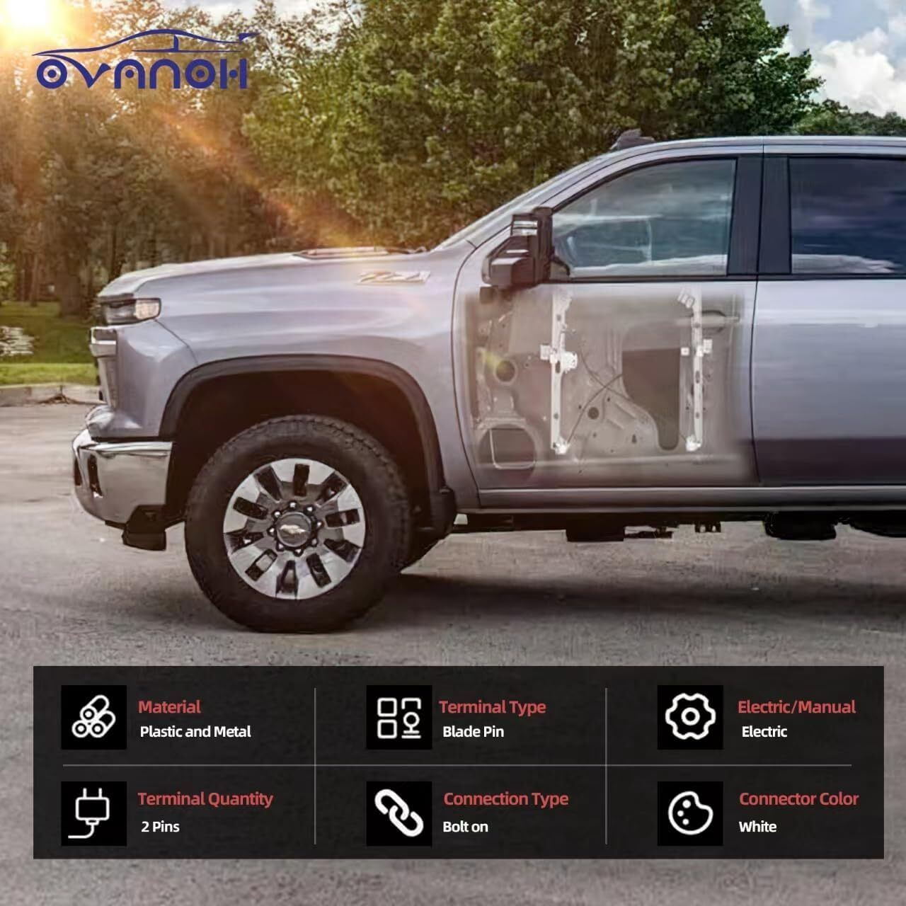 Power Window Regulator Assembly With Motor Front Left Driver Side For Silverado