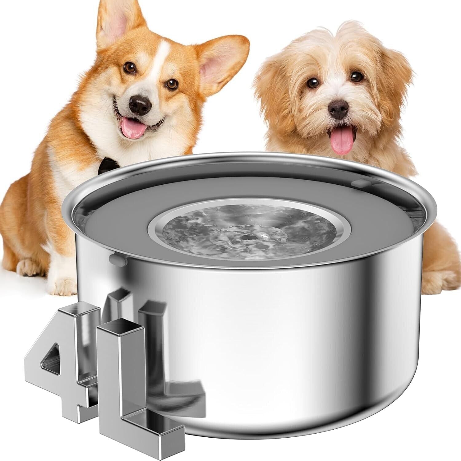 Deep dog water bowl hotsell