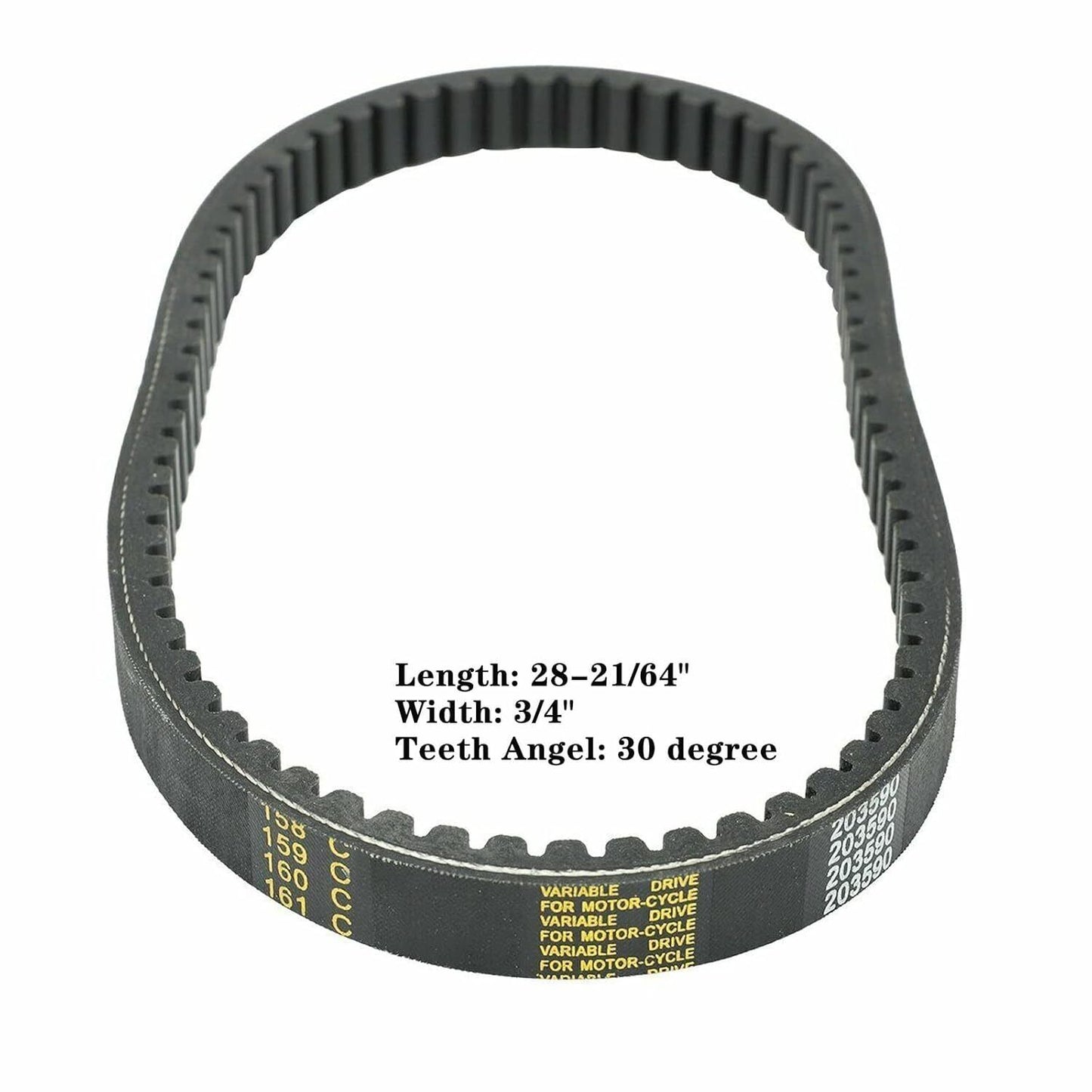 For Comet 203590 203590A 203590B 203590C Go Kart Torque Converter Belt 3pcs