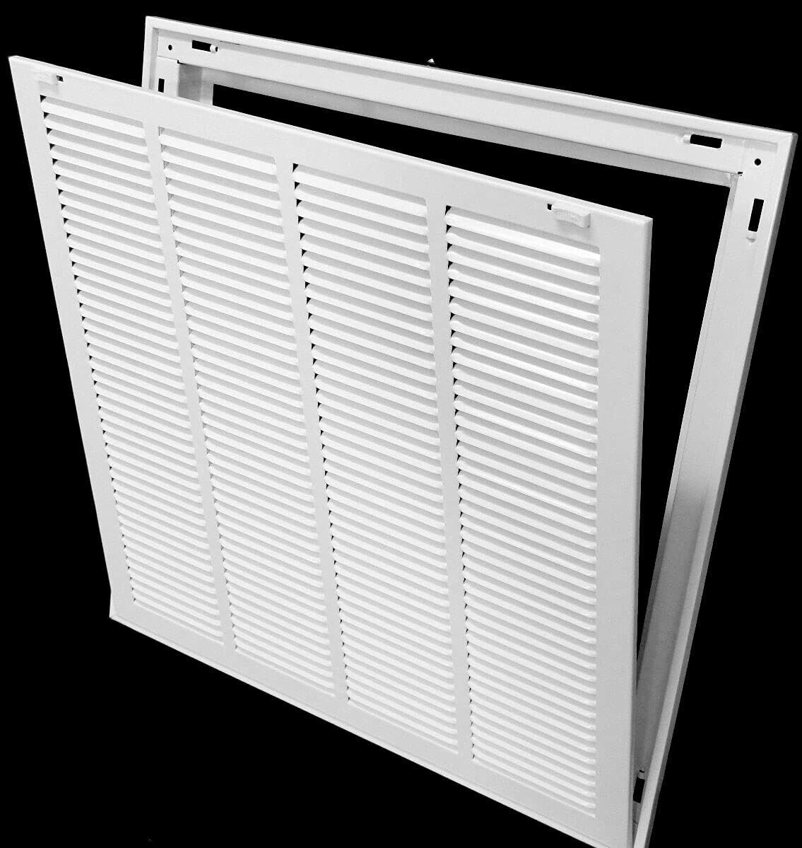 20" X 14" Return Air Filter Grille Filter Included HVAC Vent Duct Cover White