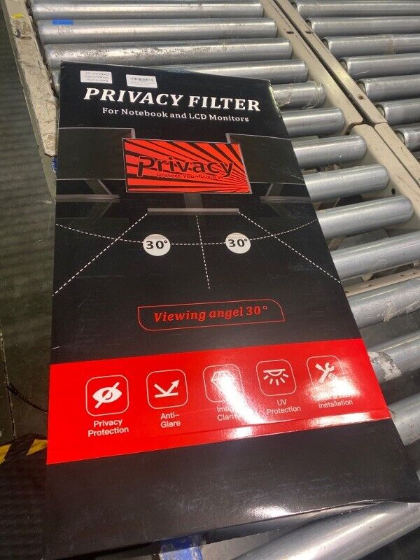 Computer Privacy Screen Shield 27" for 16:9 Widescreen Desktop Monitor Pack of 2