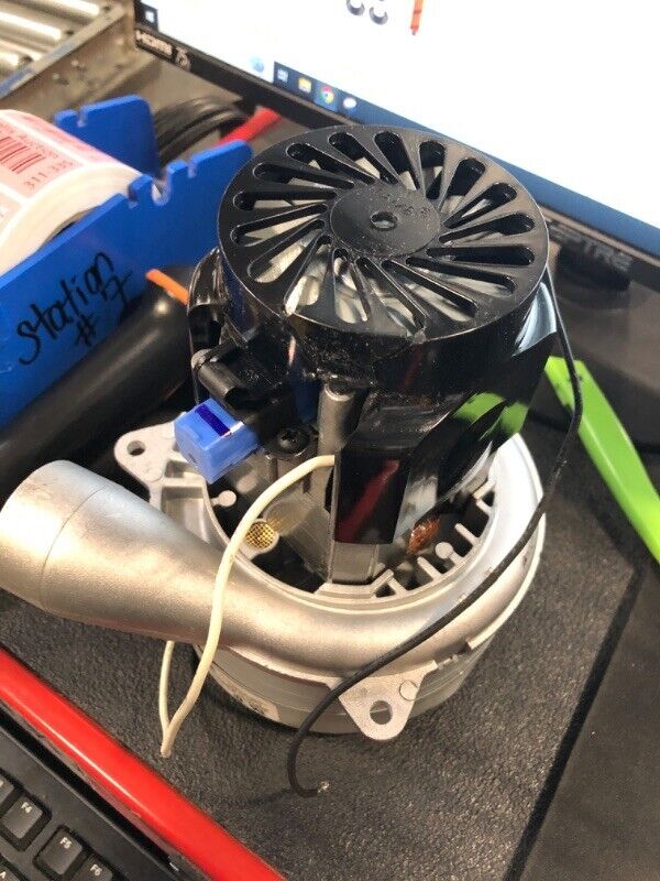 Ametek Lamb 117123-00, 3 Stage Vacuum Cleaner Motor 5.7 inch 240 Volt By Ametek
