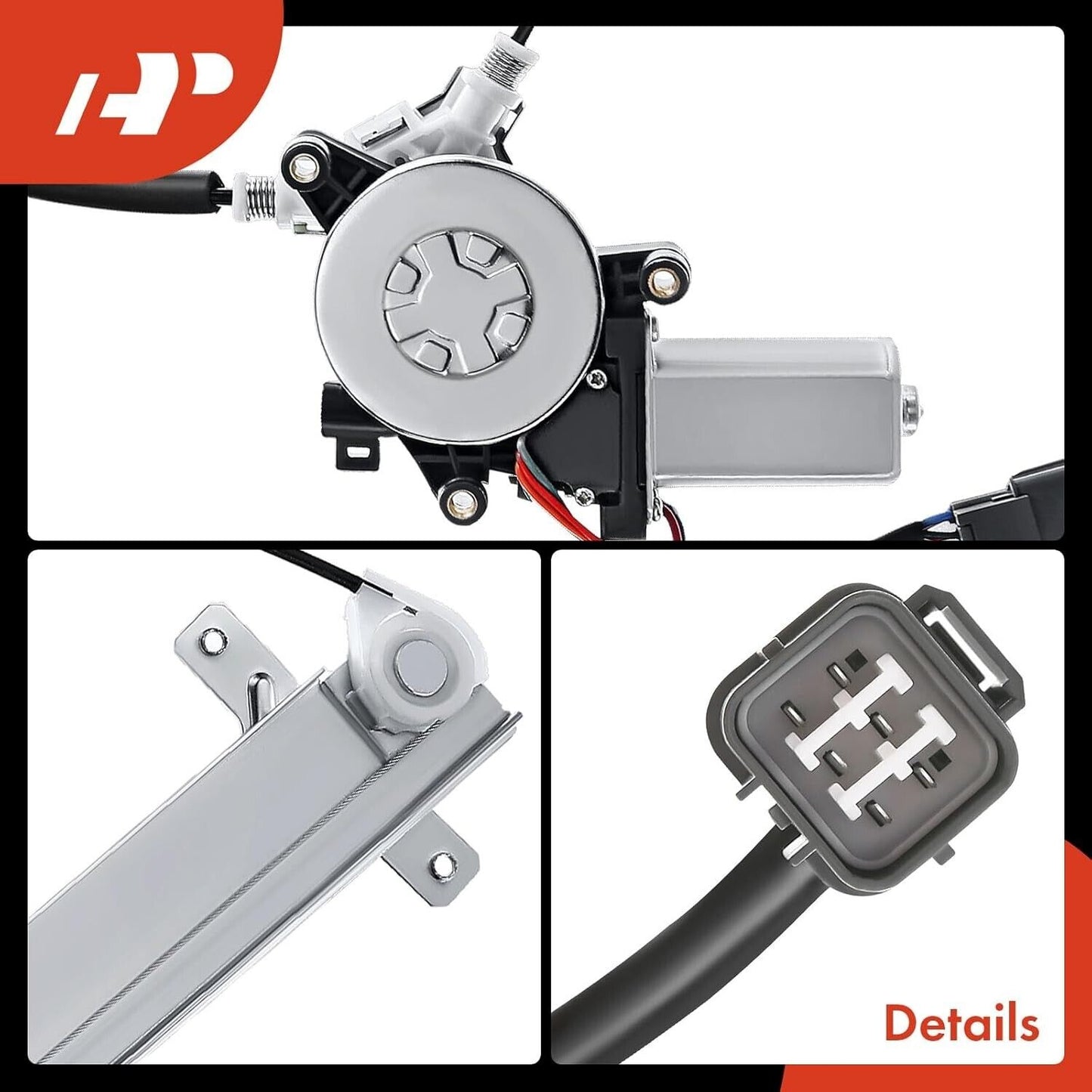 A-Premium Window Regulator w/ Motor for Honda Accord 2003-2007 Left Driver Side