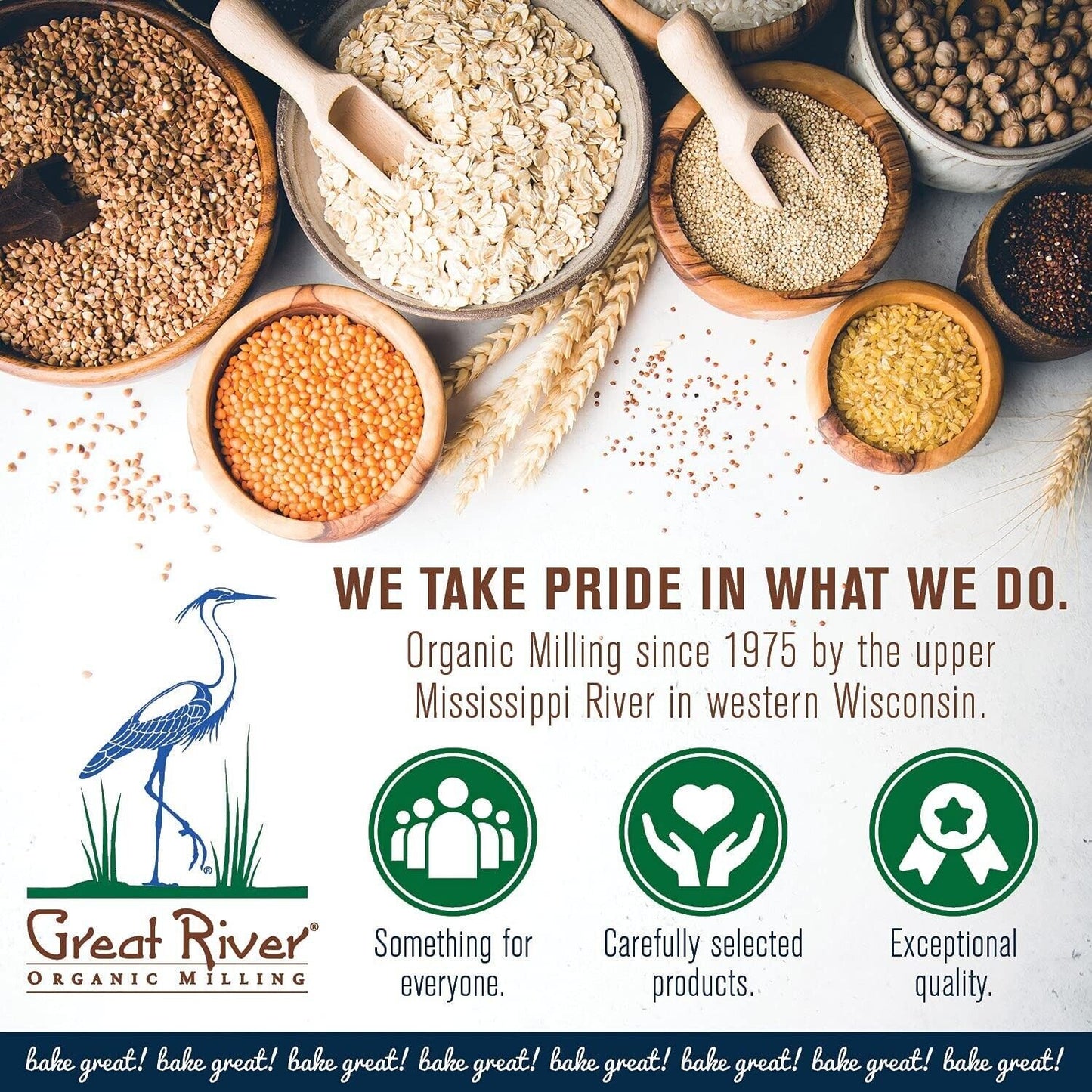 Great River Organic Milling Whole Grain Hard Red Spring Wheat 25-Pound Pack Of 1