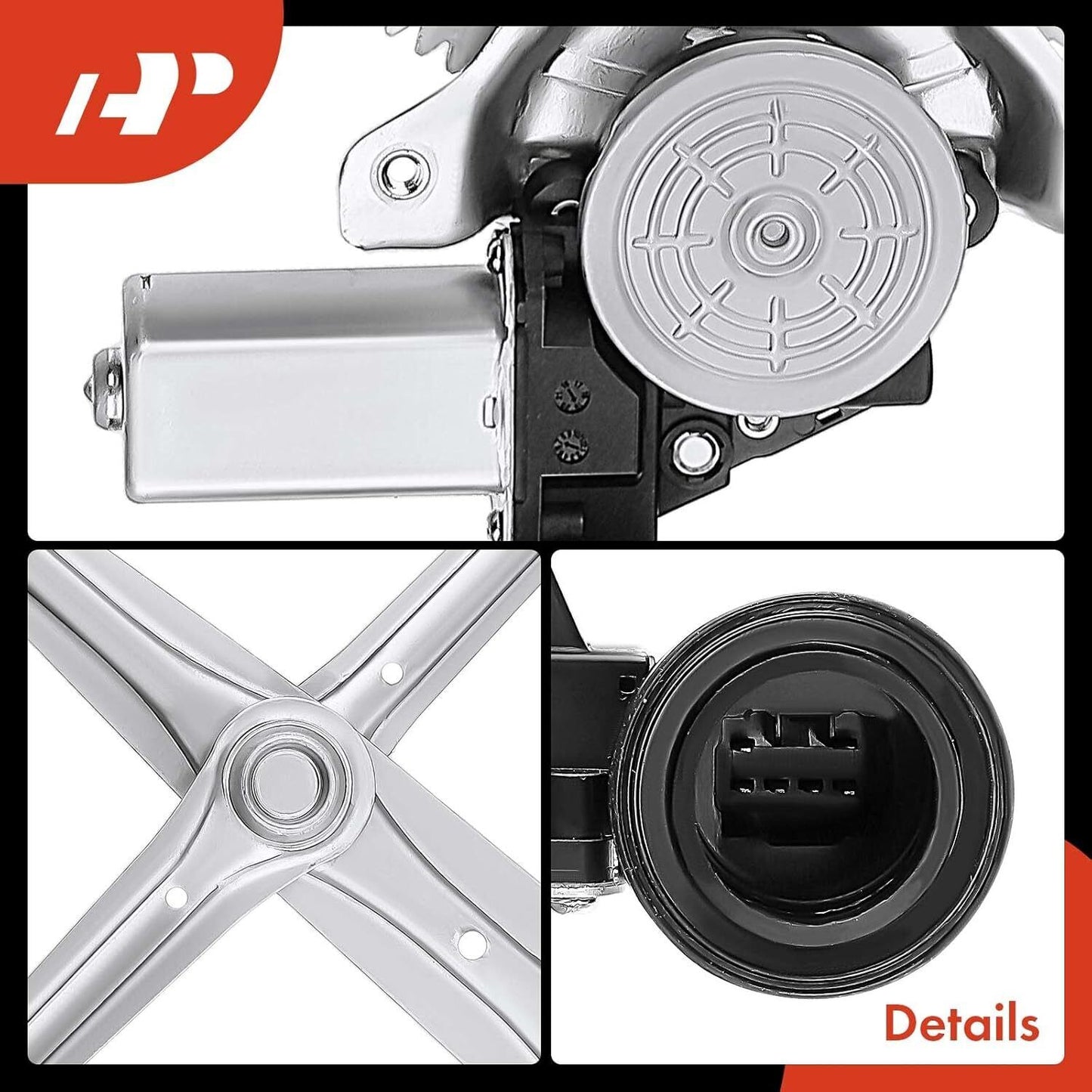 Power Window Regulator with Motor For Scion tC 05-10 xD 08-14 Toyota Prius 04-09