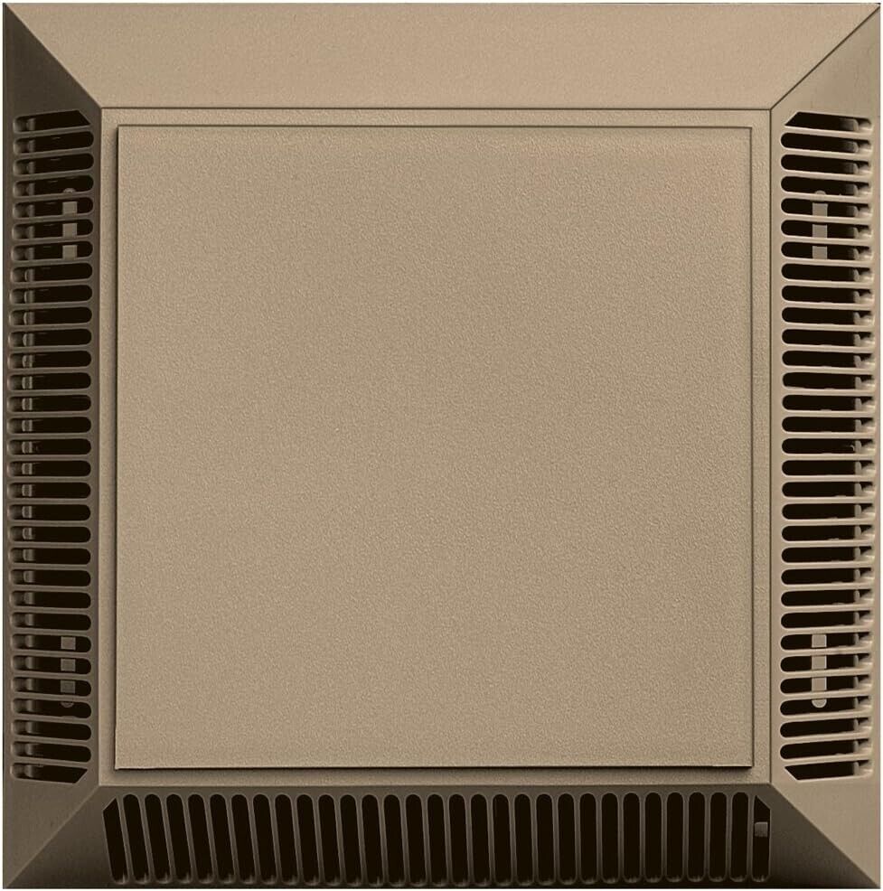 Builders Edge Tan Vinyl Exhaust Foundation Sidewall Vent 7.5 In. H X 7.5 In