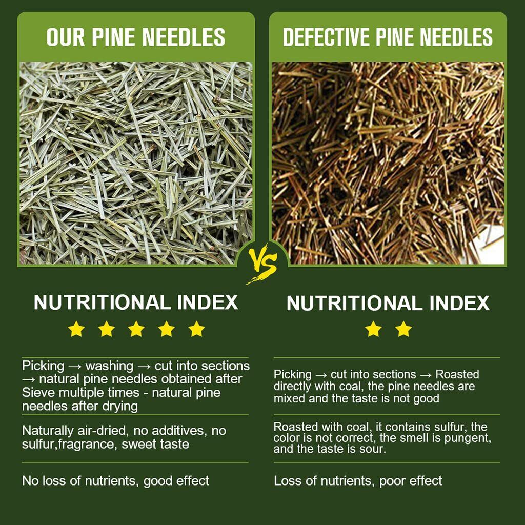 Pine Needle Tea 30 Bags for Respiratory Support, Cleanse Tea Natural Herbal Tea