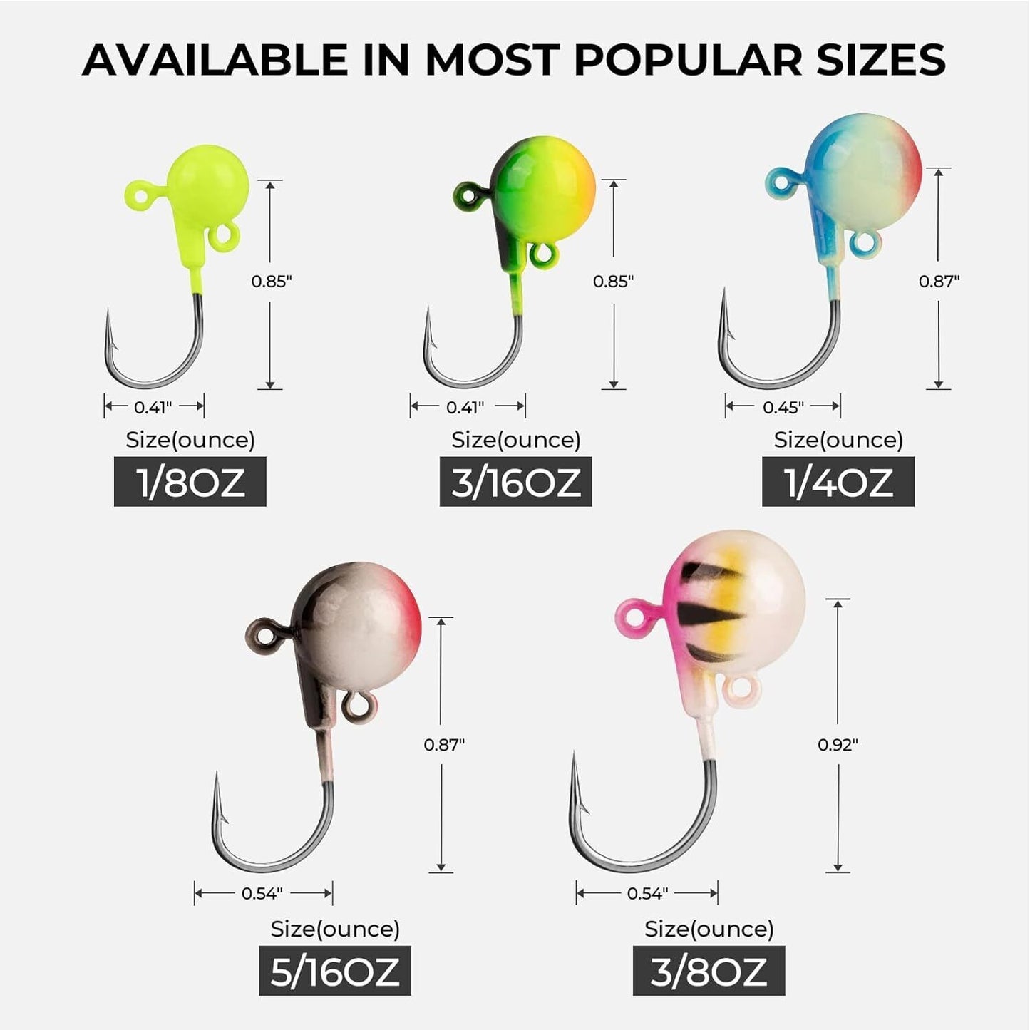 MadBite Dead Drop Jig Heads Smaller Profile, Convenient Pro Packs Sharp Needle