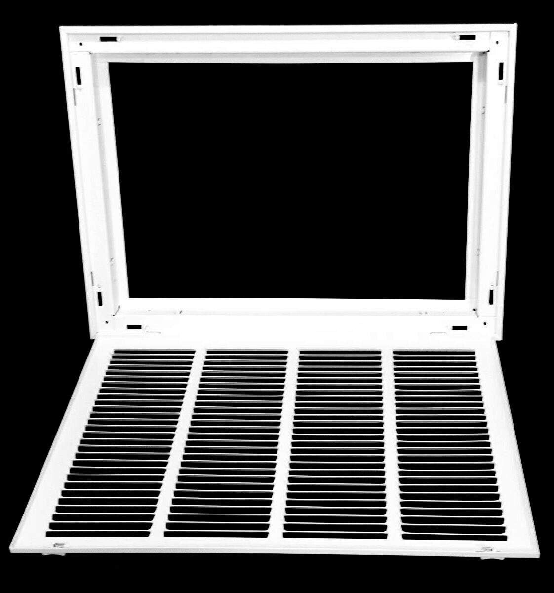 20" X 14" Return Air Filter Grille Filter Included HVAC Vent Duct Cover White