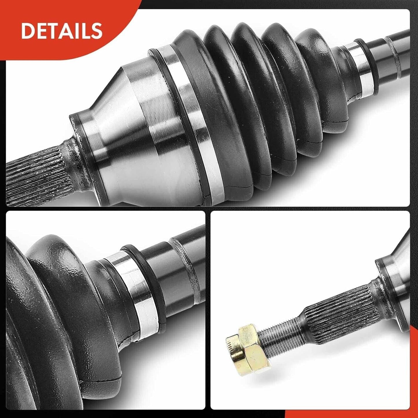 A-Premium Pair Set of 2 Front CV Axle Shafts For Cobalt HHR G5 Ion L4 Automatic