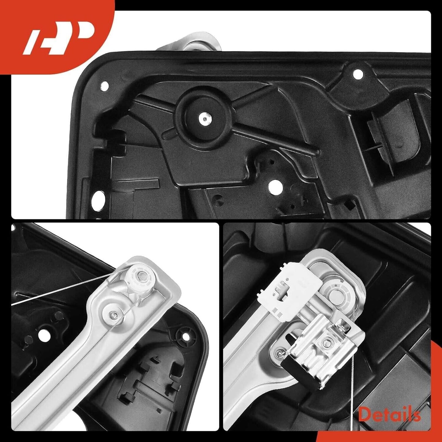 A-Premium Front Side Power Window Regulator w/ Panel for Hyundai Sonata 2011-14