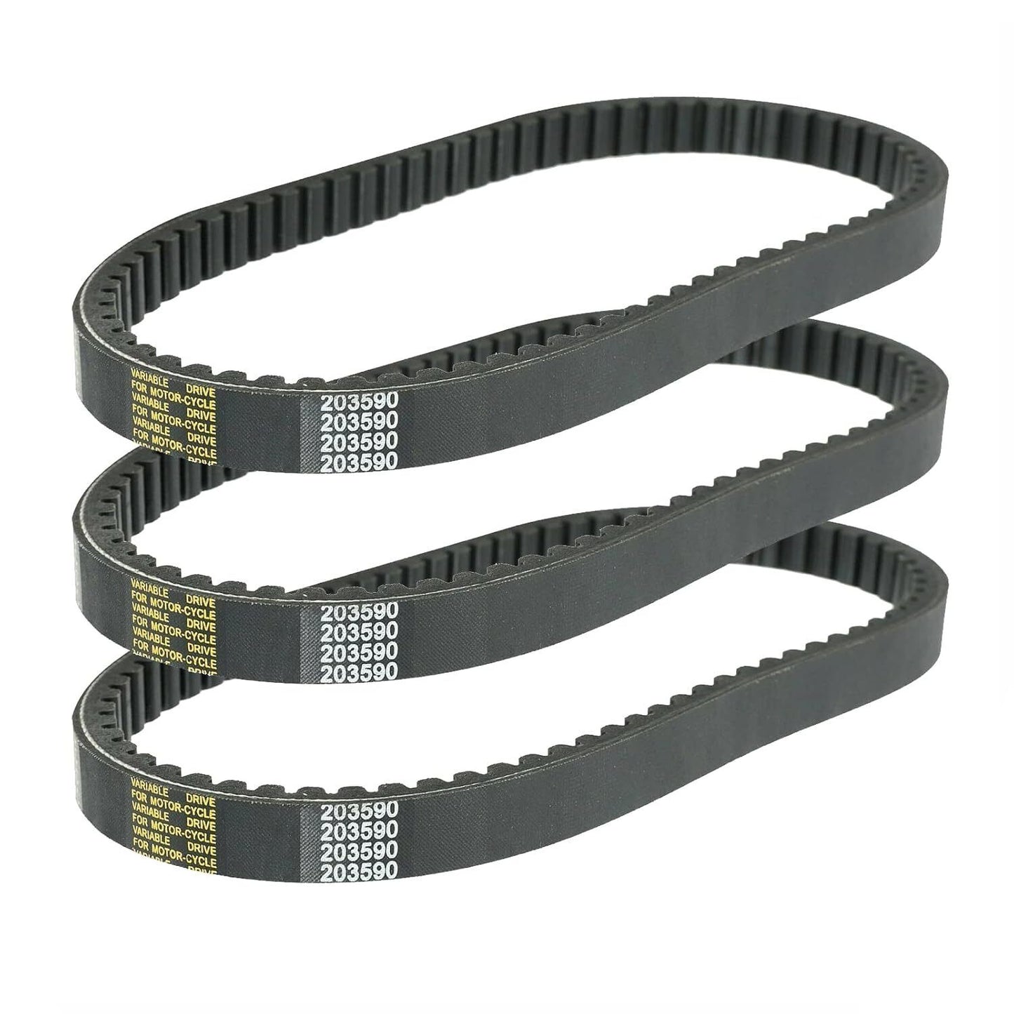 For Comet 203590 203590A 203590B 203590C Go Kart Torque Converter Belt 3pcs