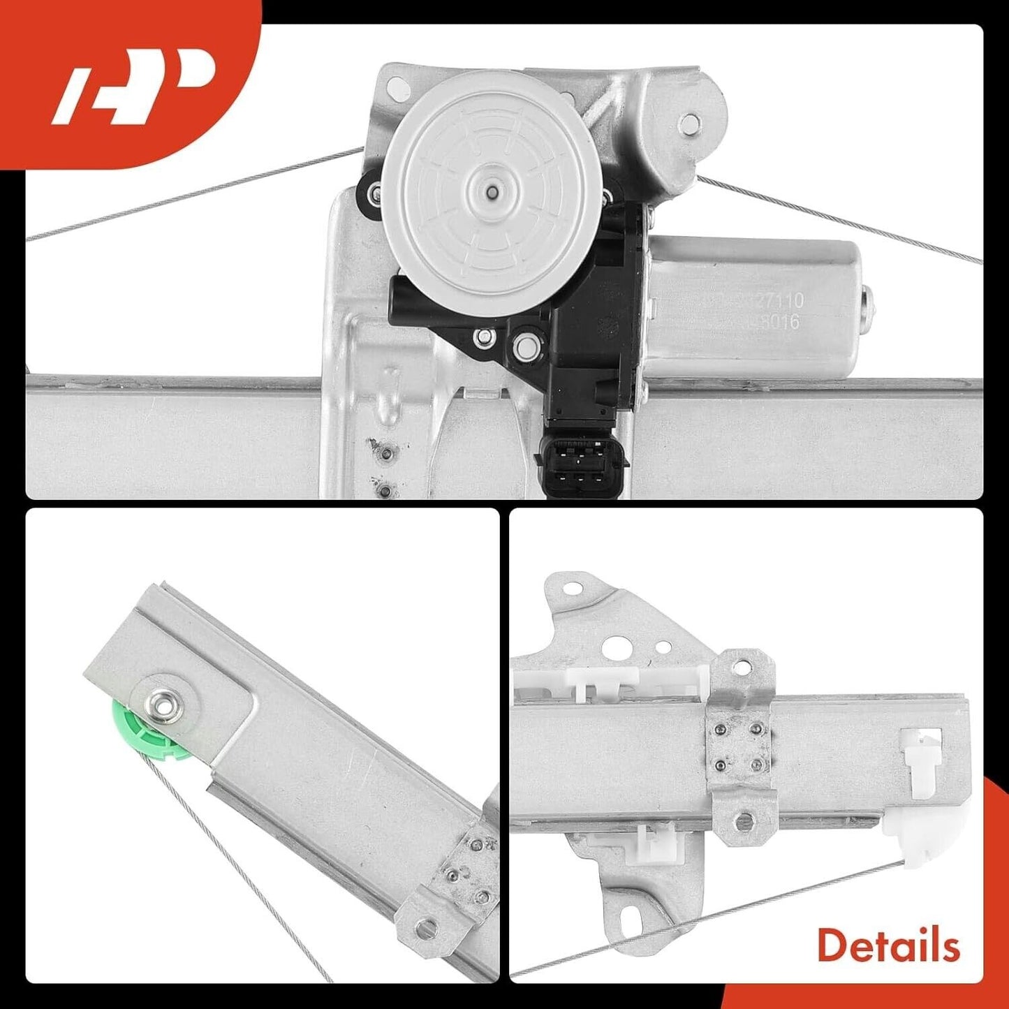 Power Window Regulator For 2014-2020 Nissan Rogue Front Right Passenger Side