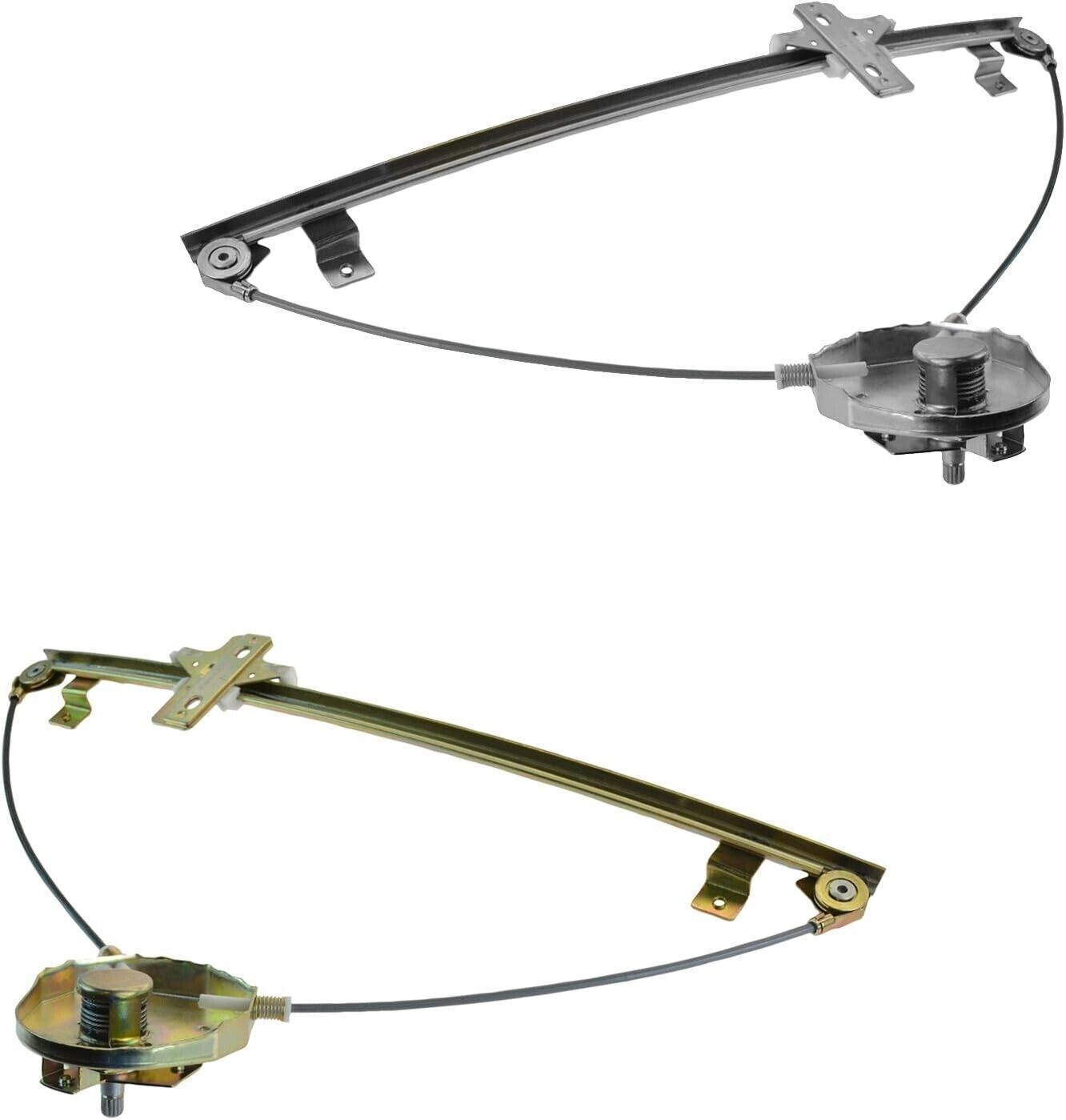 Manual Window Regulator Left Right Pair for Sidekick Tracker Sunrunner 2 Door