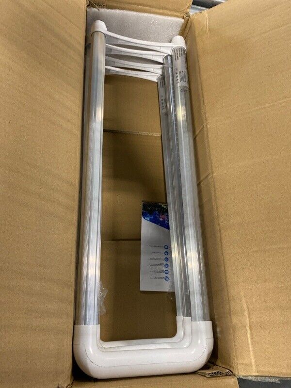 U Shaped LED Tube Lights, T8 T12, 18W(40W Equiv.), 6000K Super 6000K-4 Pack