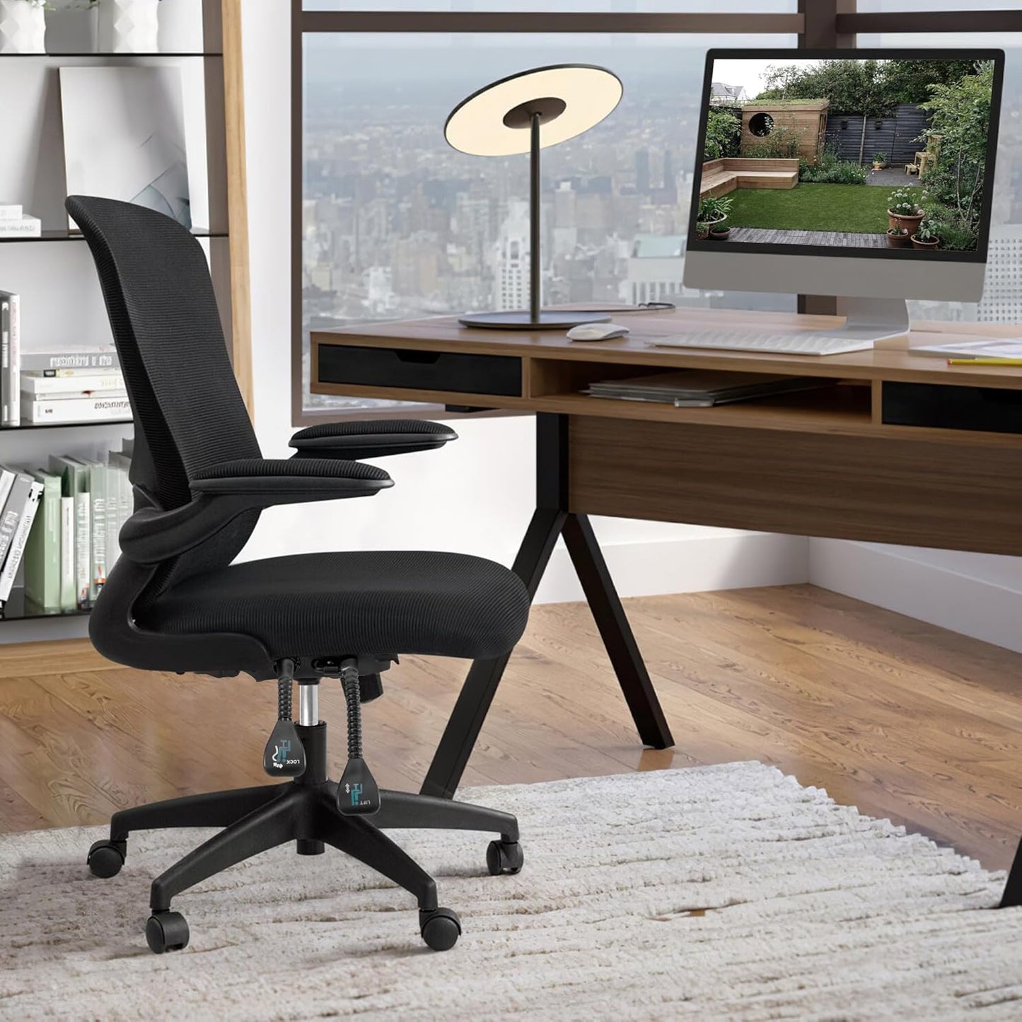 Heavy Duty Office Gaming Chair Tilt Control Seat Mechanism Replacement Gas Type 6x7 Mount Hole
