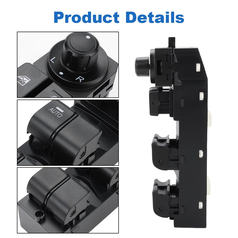 Automatic Power Master Window Switch for Mazda 3 2014-2017 Driver Left Side Replacement