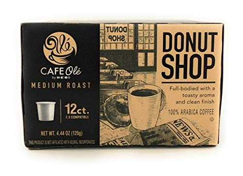 Cafe Ole Gourmet Coffee Cups Assortment 12ct Houston Blend Donut Shop San Antonio HB311-024