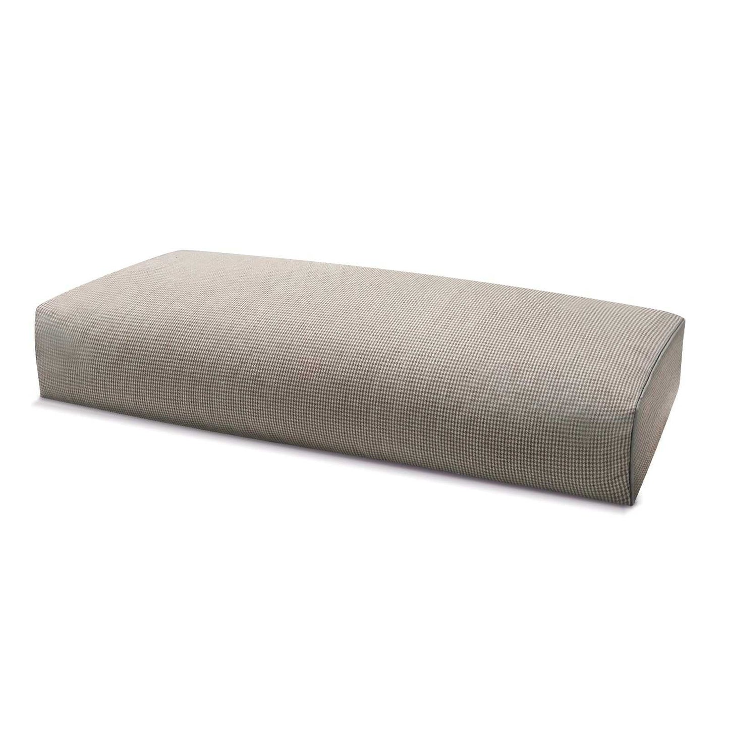 Buckwheat Pillow 100% Organic Cotton Adjustable Hulls Travel Size 21x8x3inch C-Coffee NA231-002