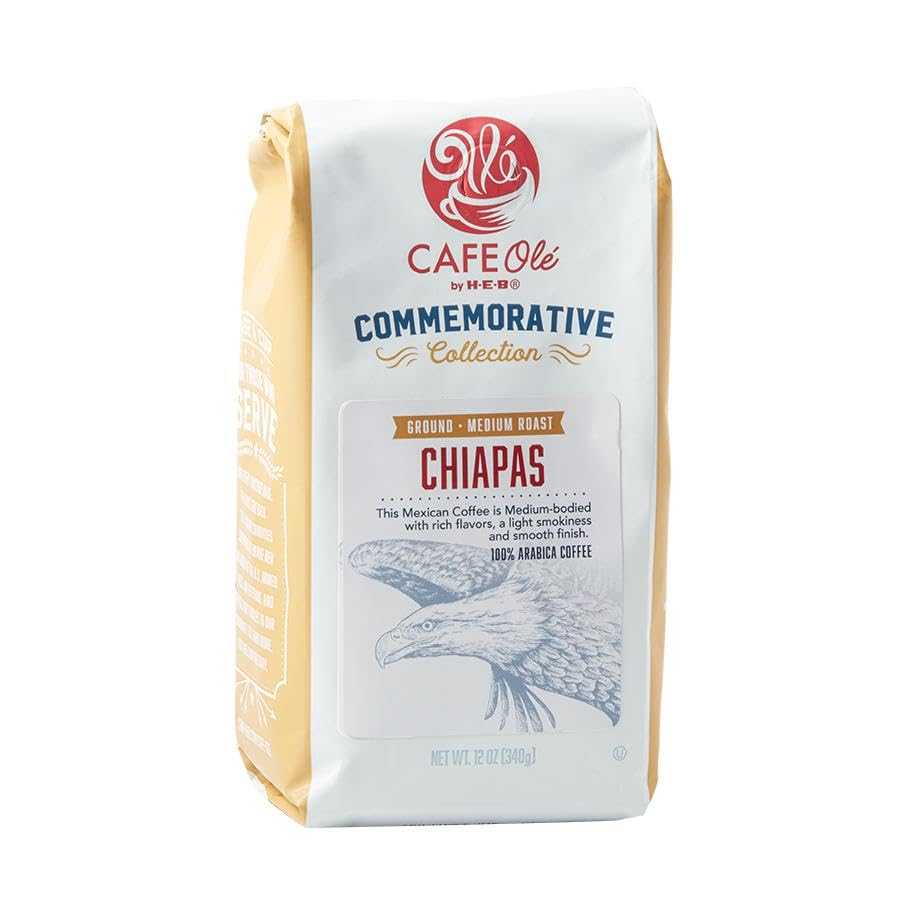 CAFE Ole Chiapas Ground Commemorative Collection Medium Roast Coffee 12oz (3 Bags)