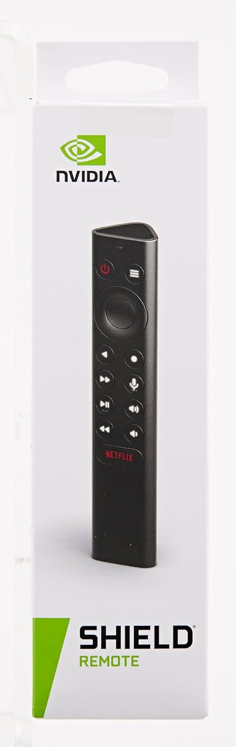 NVIDIA SHIELD Remote Voice Search Motion Activated Backlit Buttons TV Control
