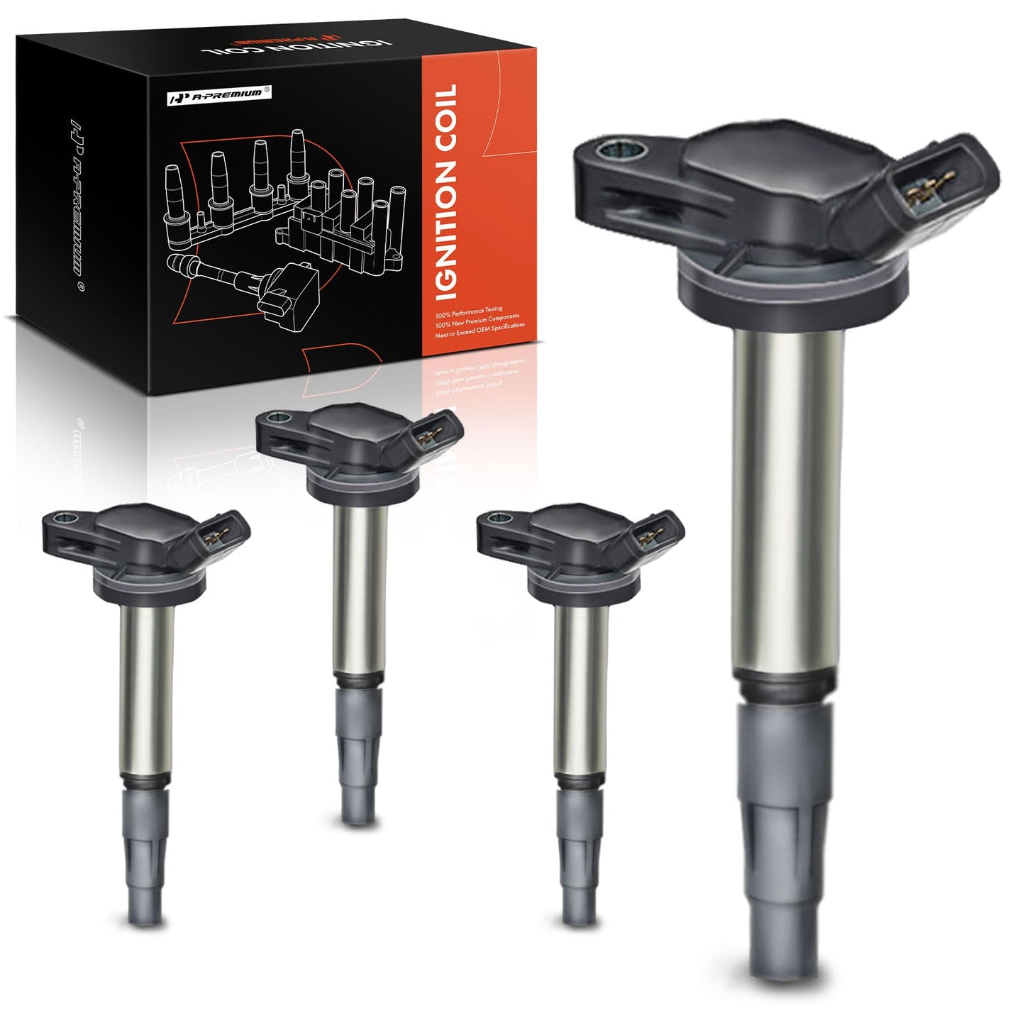 Engine Ignition Coil Packs for Lexus CT200H Toyota Corolla Prius Scion IM XD 4PC