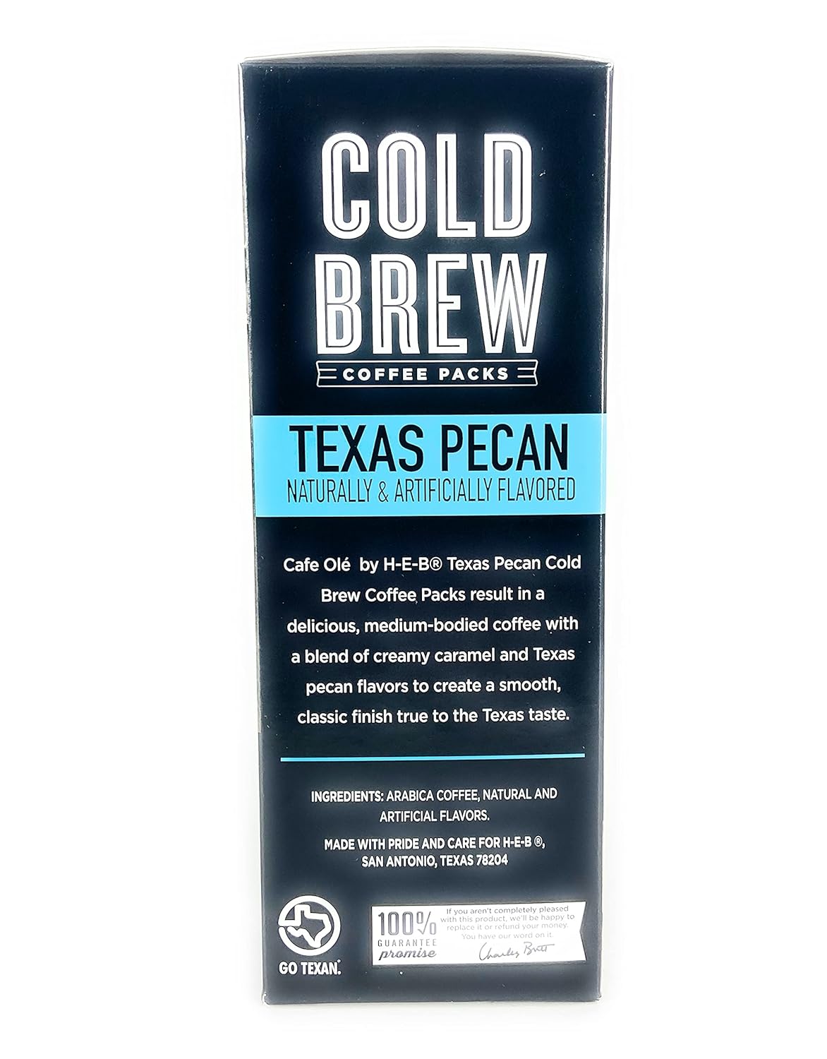 Cafe Ole by HEB Texas Pecan Cold Brew Coffee Packs 2 Pack Coffee Bags