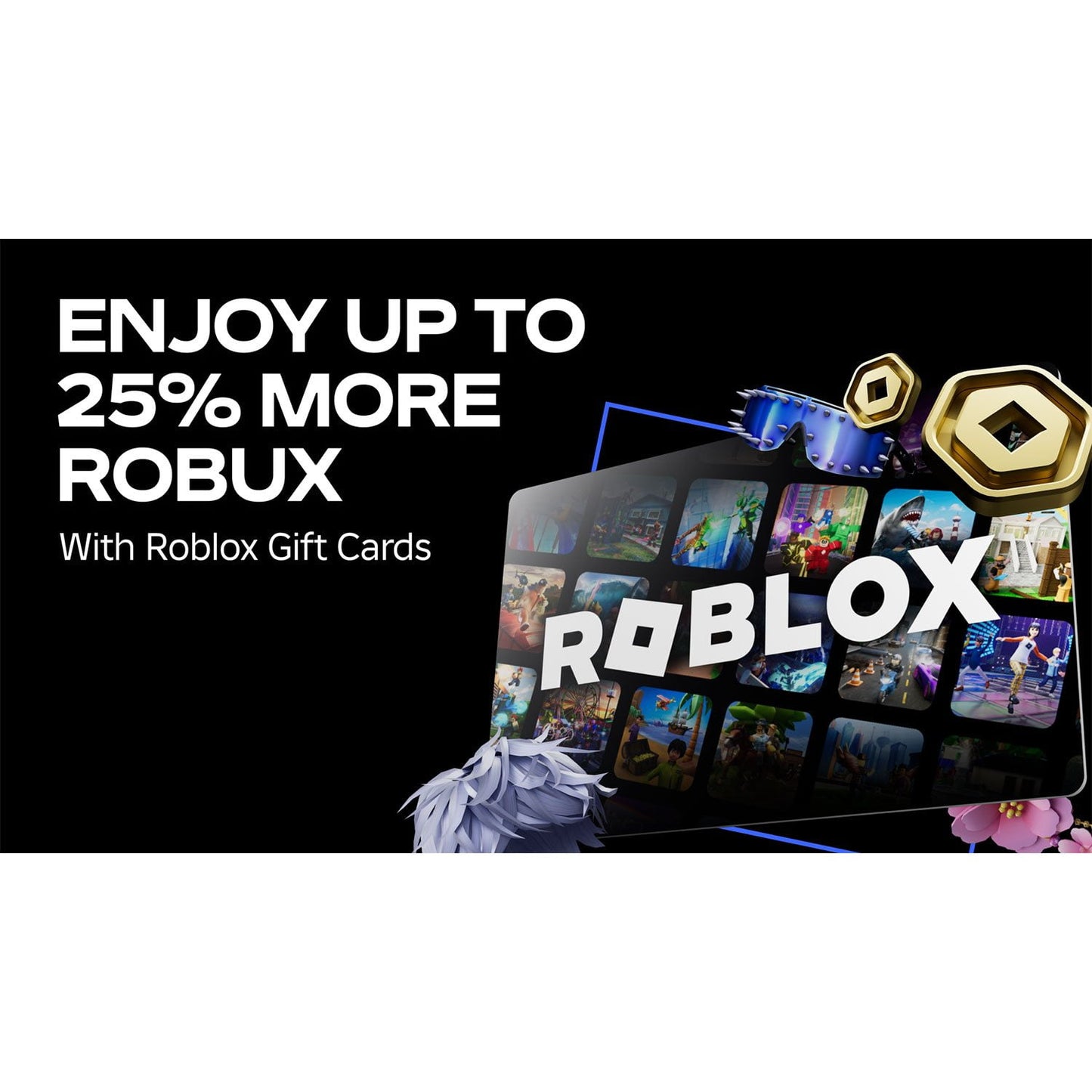 $25 Roblox Email Delivery Gift Card plus Exclusive Virtual Item