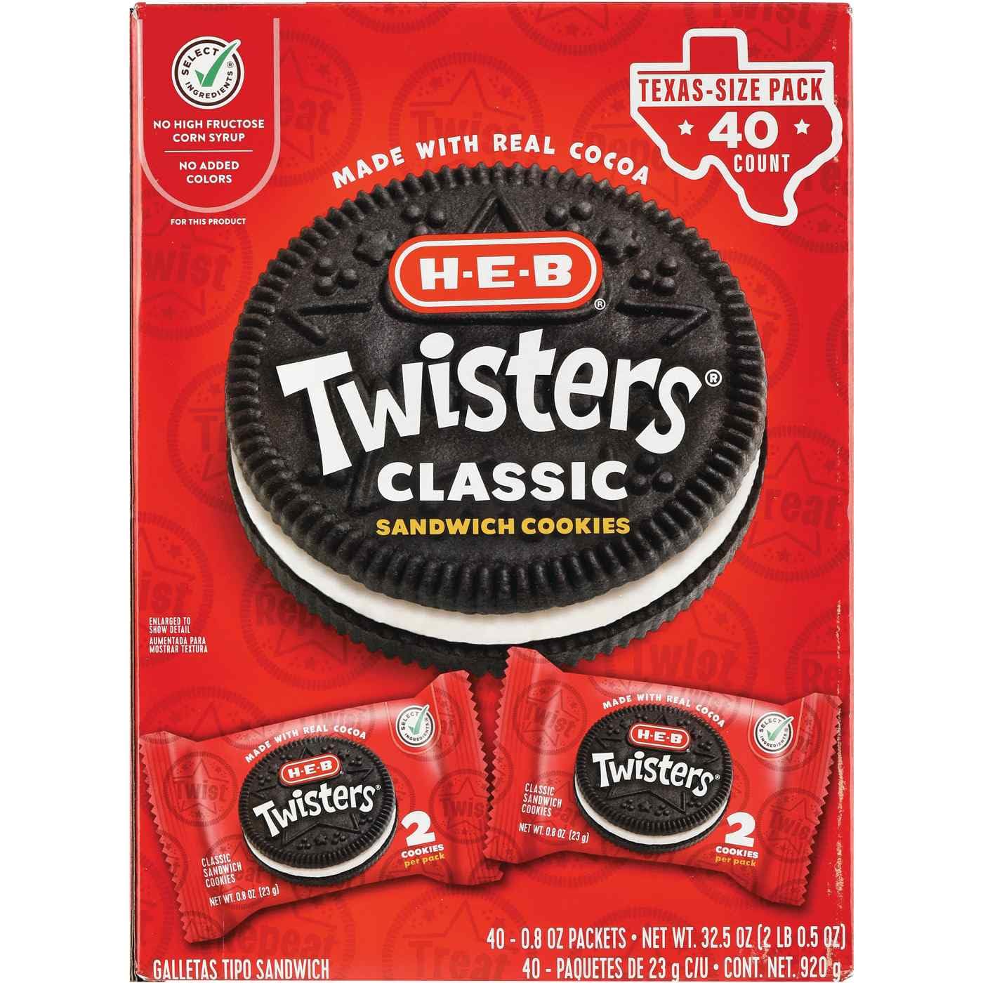H-E-B Cookie, Sandwich Cookies, 80 Pack, 8.2 kg, Texas-Size Pack