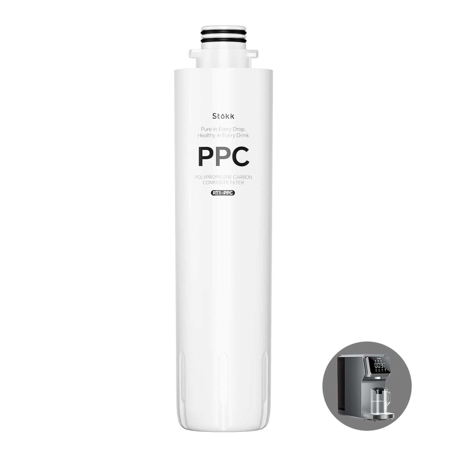 RT1 PPC Filter Replacement for T1 Countertop Reverse Osmosis Water Filter 6-12 Month Lifetime NA229-002