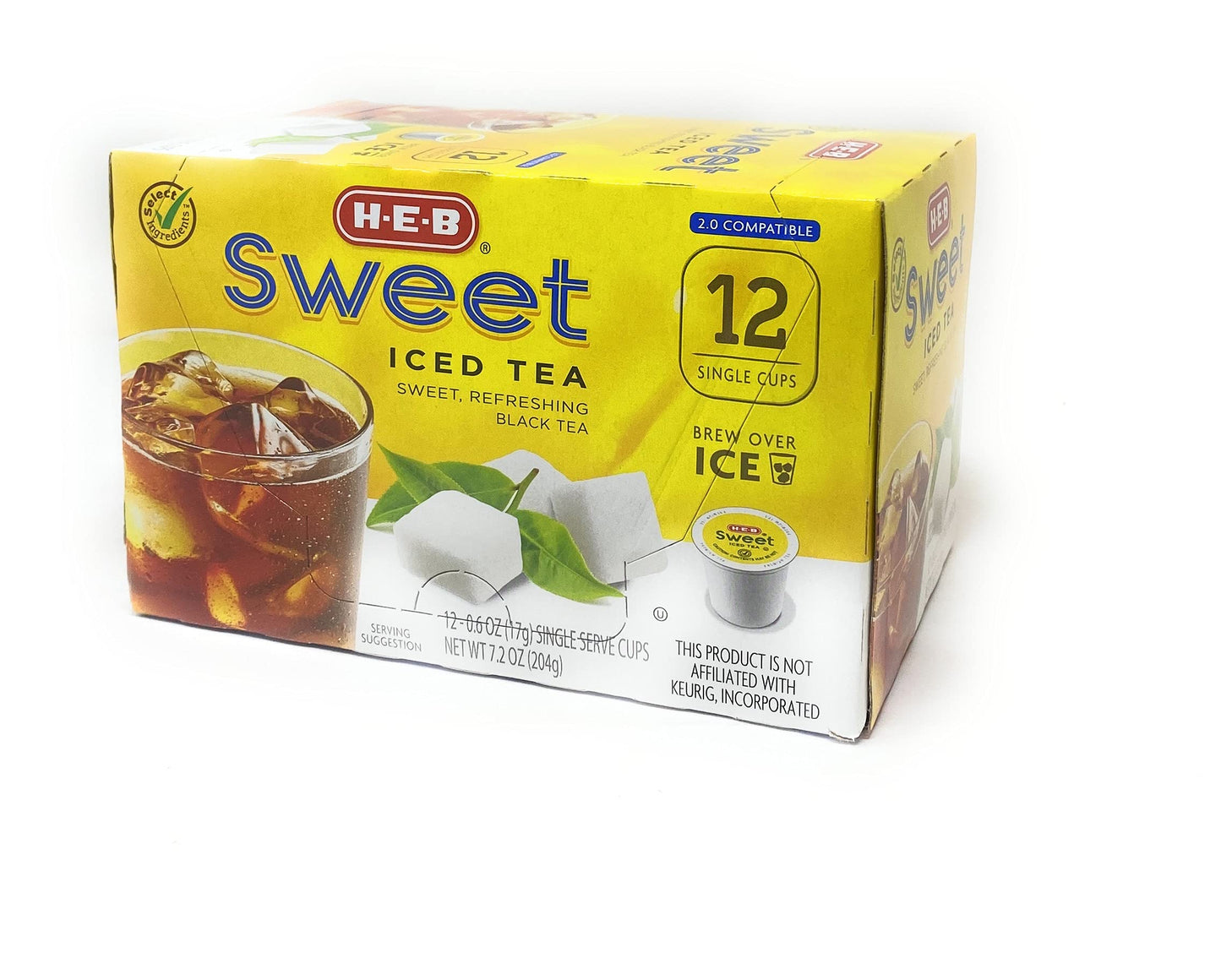 HEB Iced Tea and Lemonade Single Serve Pods - 12 count (Sweet Iced Tea)