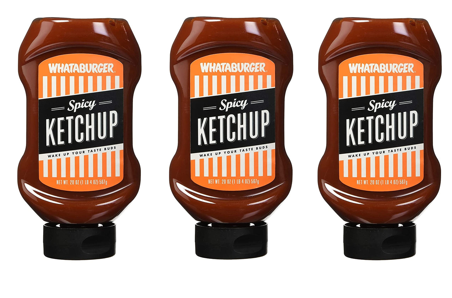 Condiments (Pack of 1) (Spicy Ketchup 20oz) (Three Pack)
