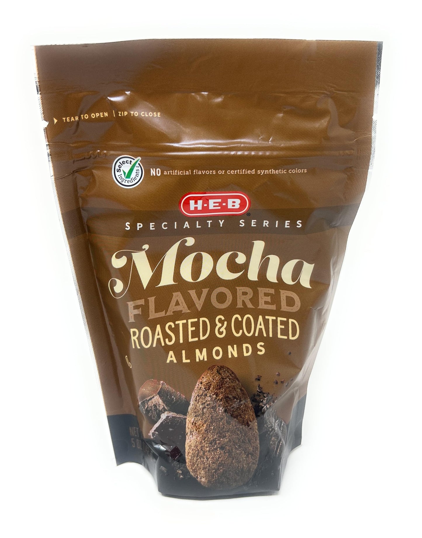 H?E?B Mocha-Flavored Roasted Almonds 5oz - 1 bag