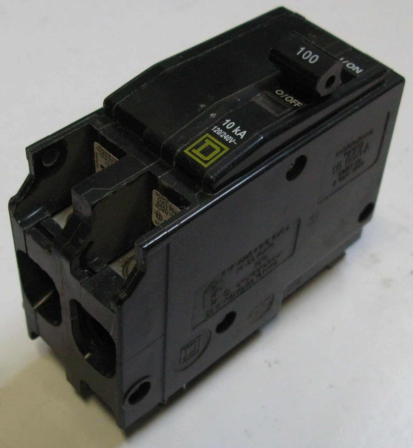 Square D Type QO 2 Pole Molded Case Circuit Breaker 100A QO2100 for Sale NA253-005