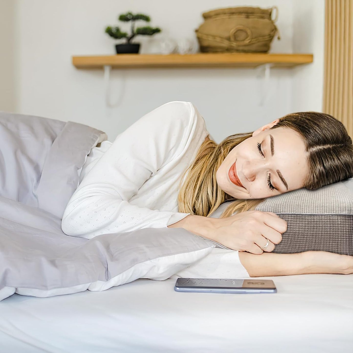 Buckwheat Pillow 100% Organic Cotton Adjustable Hulls Travel Size 21x8x3inch C-Coffee