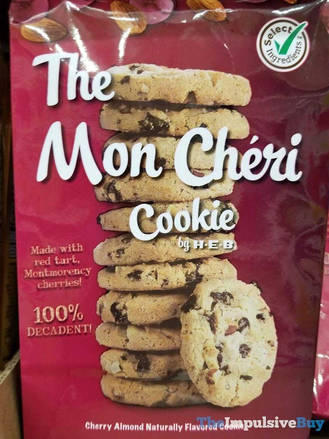 HEB Select Ingredients Mon Cheri Cookie Pack of 4 Delicious Treats HB319-016