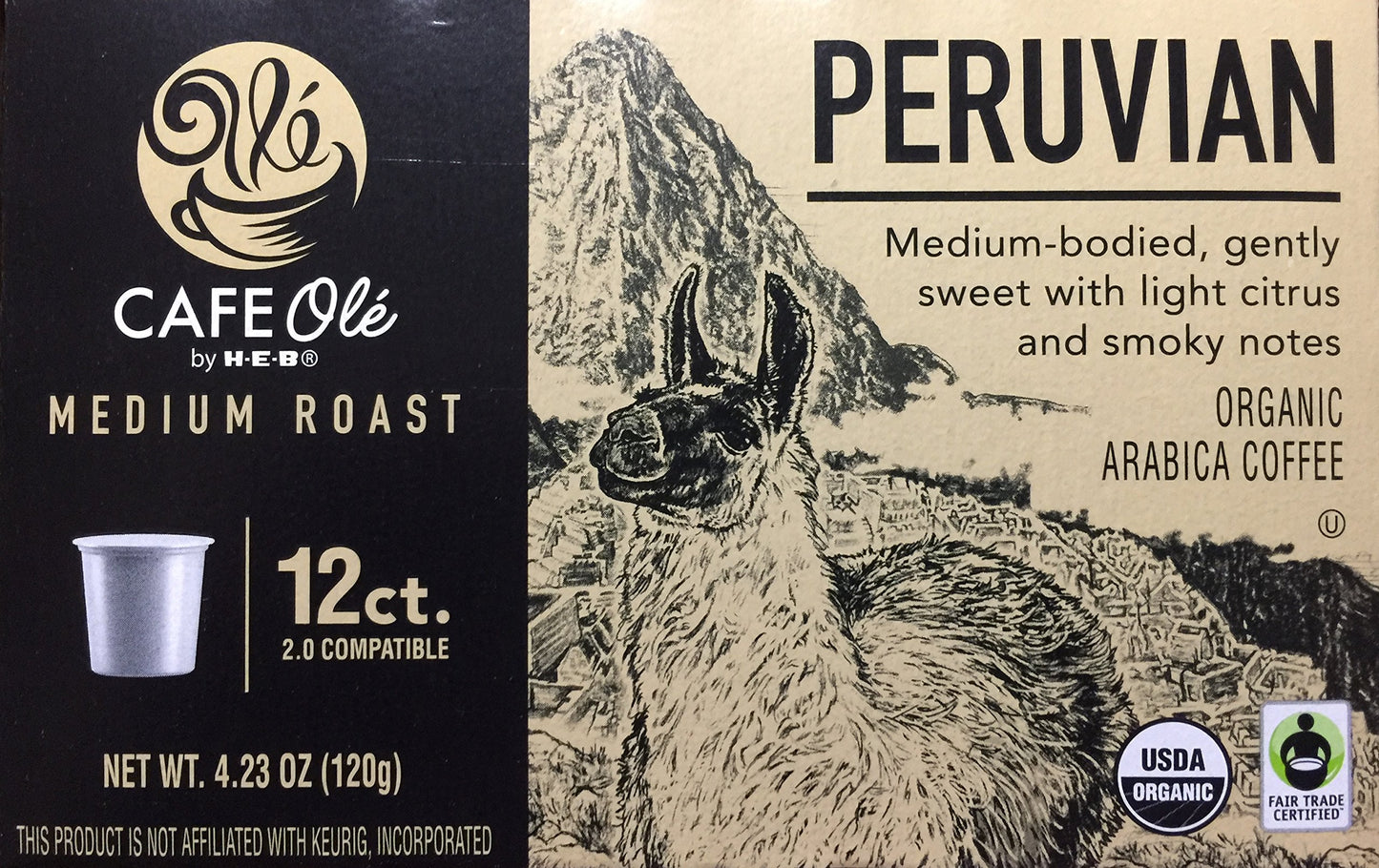 CAFE OLÉ Cafe Ole Organics Peruvian Medium Roast Single Serve Coffee Cups
