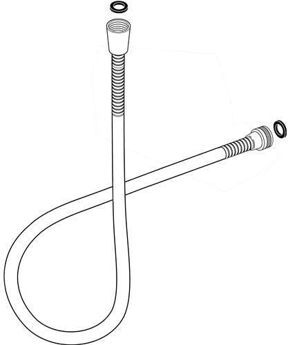 Delta Faucet RP64157CZ Handshower Hose Champagne Bronze Replacement Part NA238-003