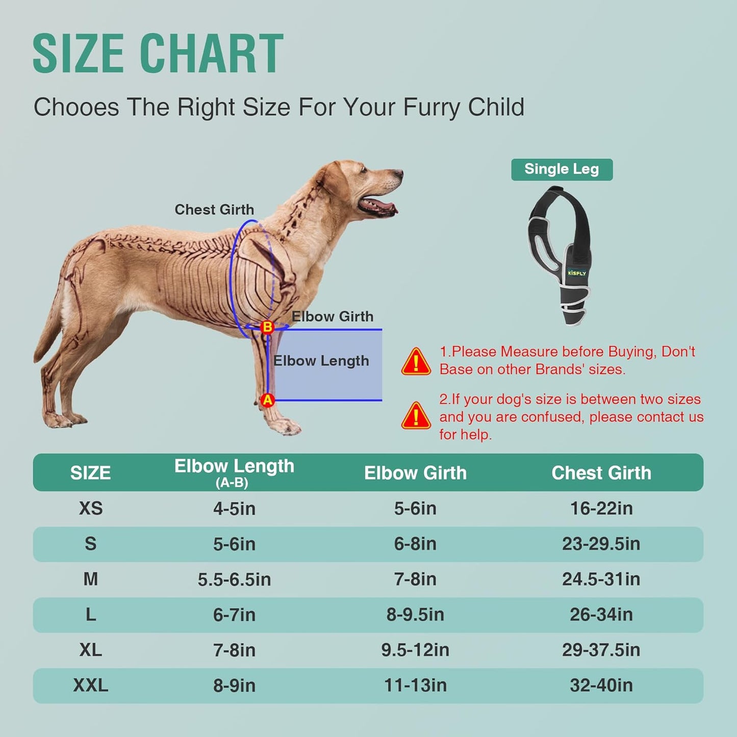 Dog Elbow Brace for Canine Support Osteoarthritis Dislocation Pressure Sores XL