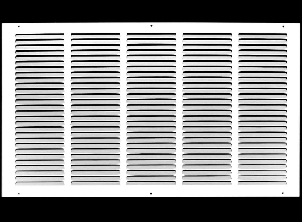 24 x 14 Steel Return Air Grille HVAC Vent Cover Wall Sidewall Ceiling White NA248-003