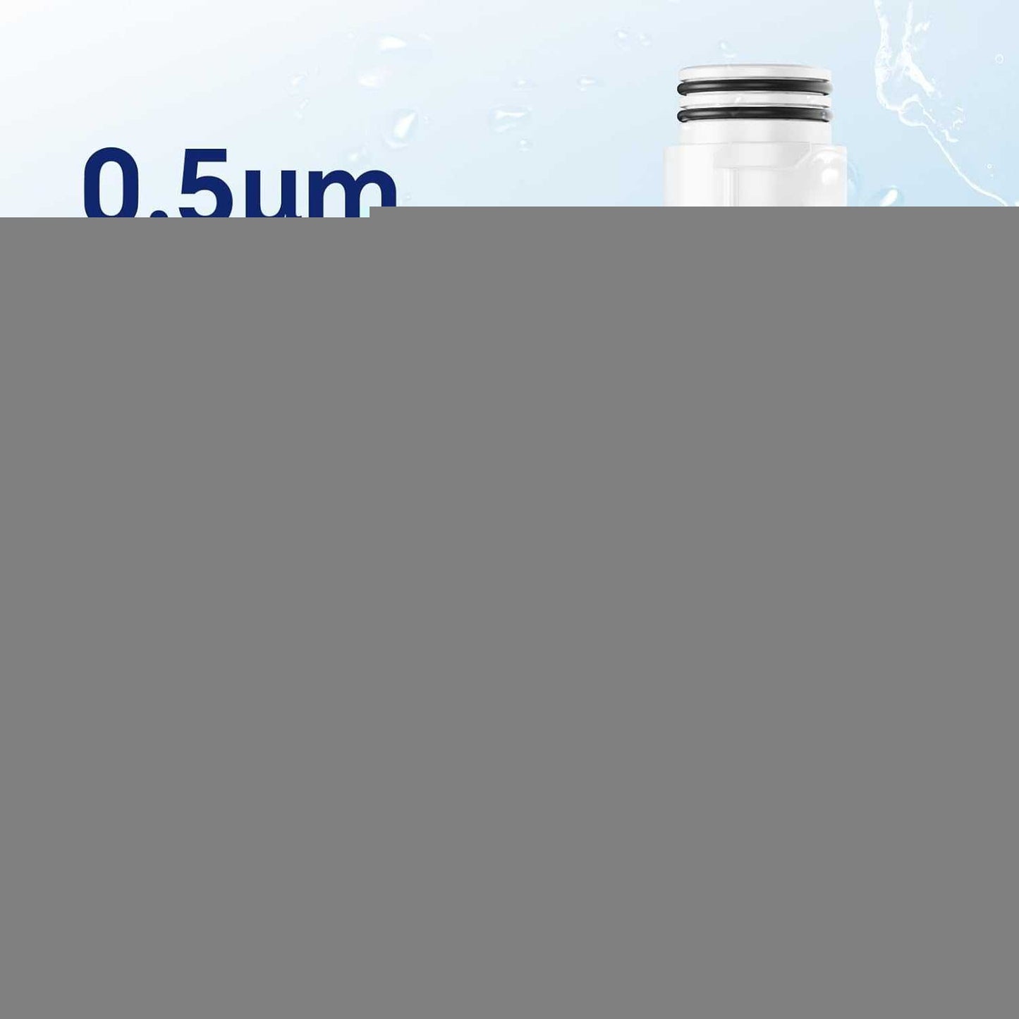 RT1 PPC Filter Replacement for T1 Countertop Reverse Osmosis Water Filter 6-12 Month Lifetime NA229-002